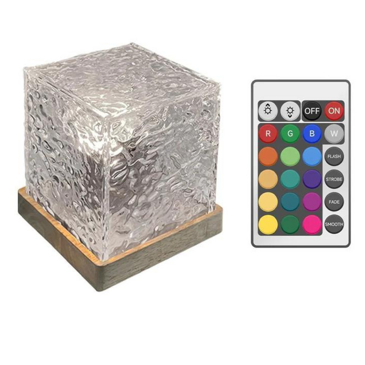 Table Lamp with Colour Changing Crystal Base | Noxord