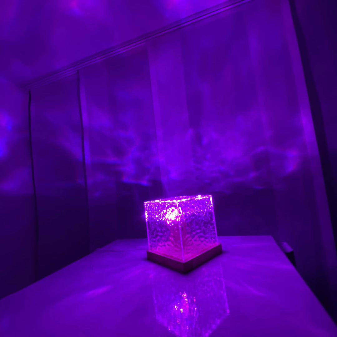 Table Lamp with Colour Changing Crystal Base | Noxord