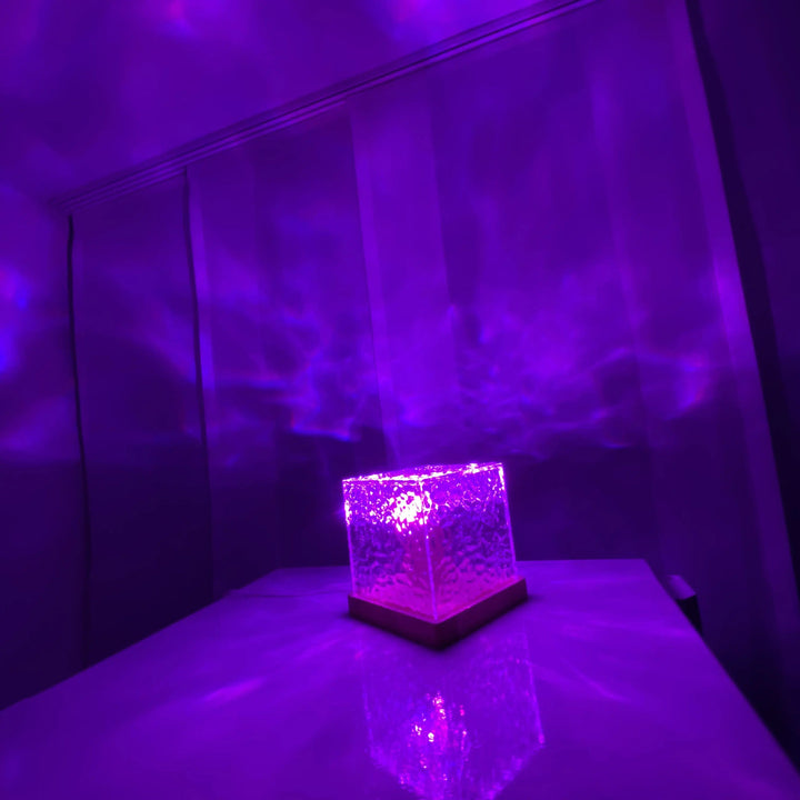Table Lamp with Colour Changing Crystal Base | Noxord