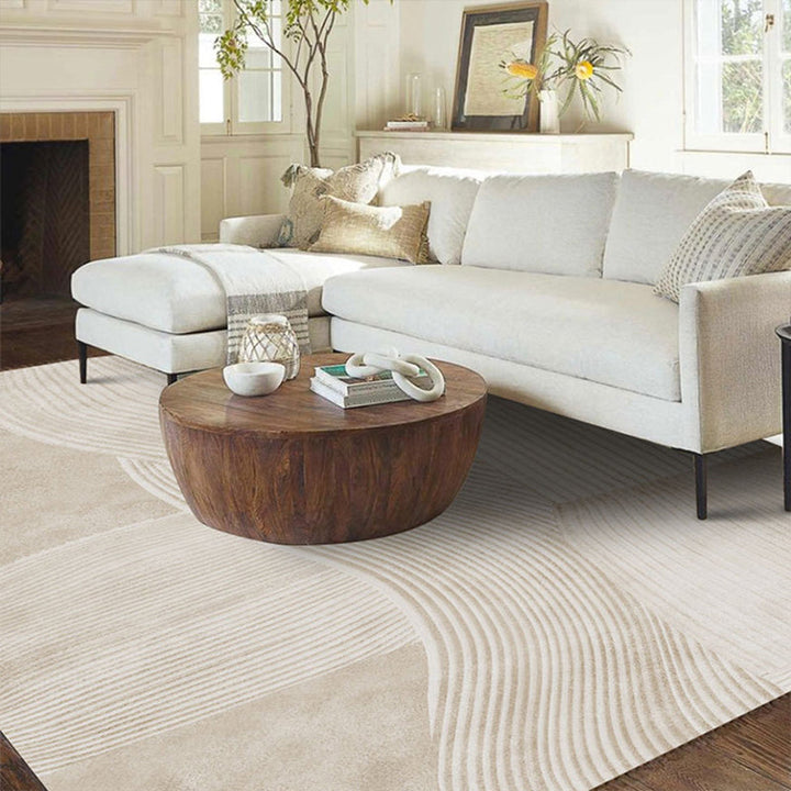 Modern Minimalist Living Room Area Rug Noxord