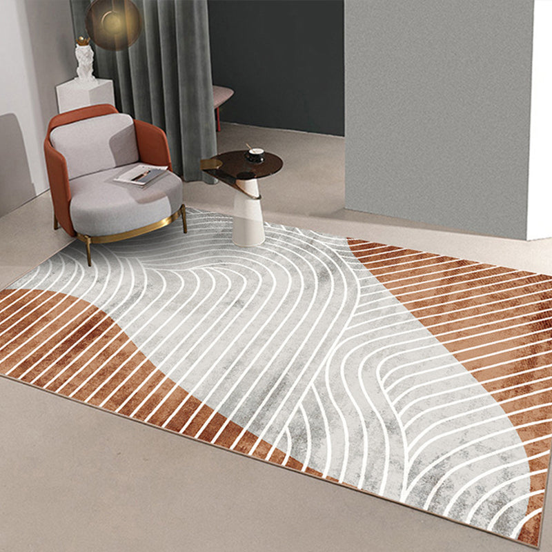 Modern Minimalist Living Room Area Rug Noxord