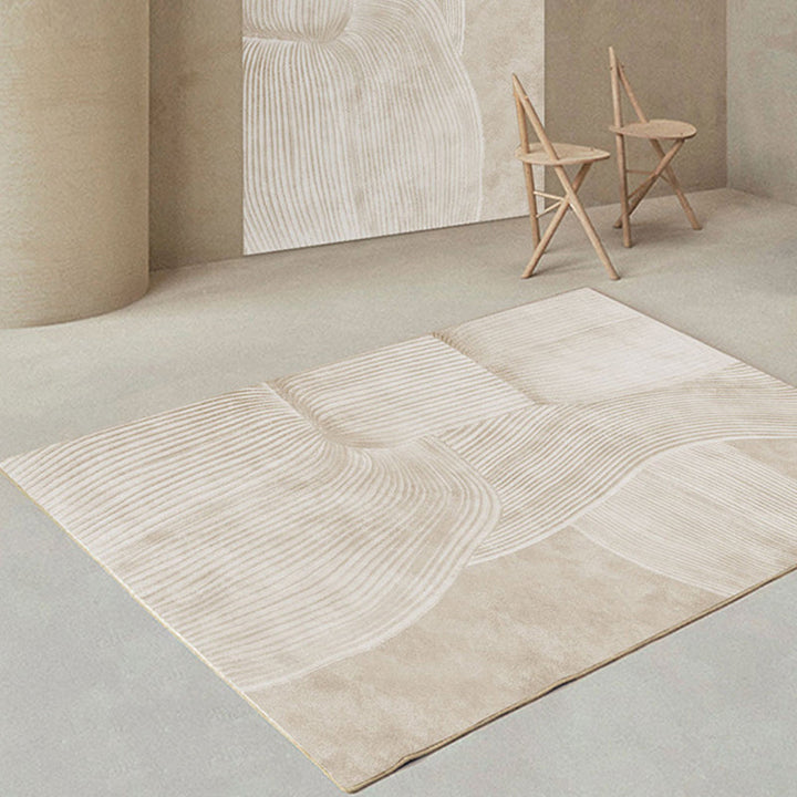 Modern Minimalist Living Room Area Rug Noxord