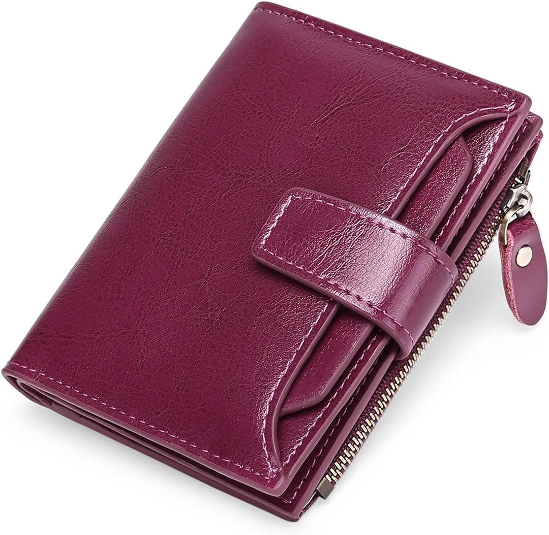 Noxord | Compact Genuine Leather RFID Blocking Multi-Functional Wallet