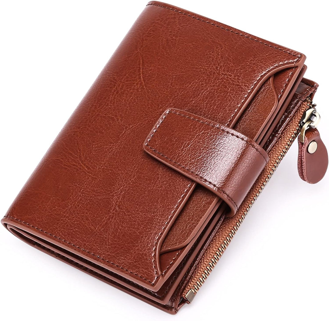 Noxord | Compact Genuine Leather RFID Blocking Multi-Functional Wallet