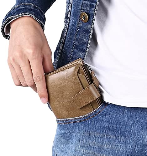 Noxord | Compact Genuine Leather RFID Blocking Multi-Functional Wallet