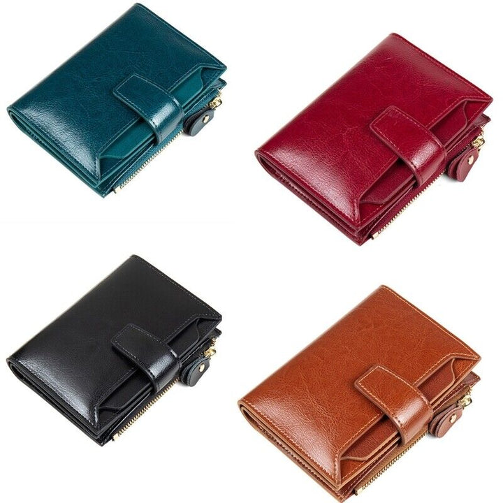 Noxord | Compact Genuine Leather RFID Blocking Multi-Functional Wallet