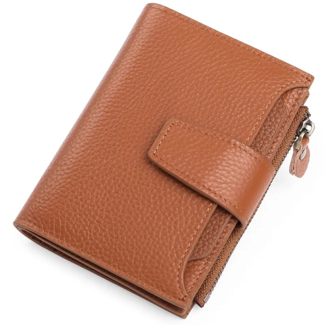 Noxord | Compact Genuine Leather RFID Blocking Multi-Functional Wallet