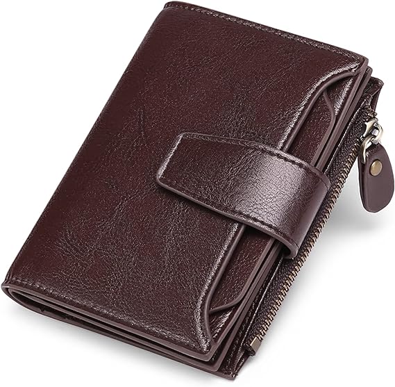 Noxord | Compact Genuine Leather RFID Blocking Multi-Functional Wallet
