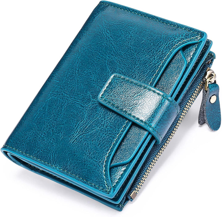 Noxord | Compact Genuine Leather RFID Blocking Multi-Functional Wallet