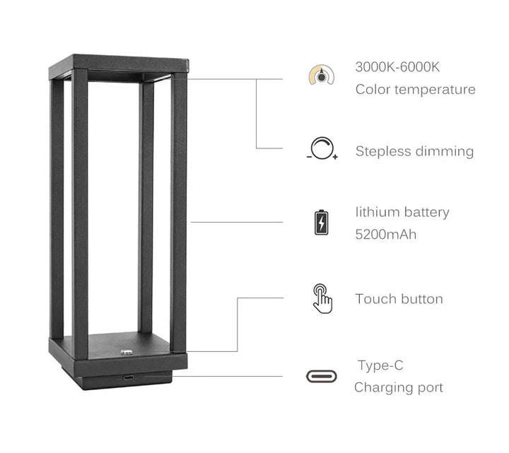 Wireless LED Touch Sensor Table Lamp | Kalsten