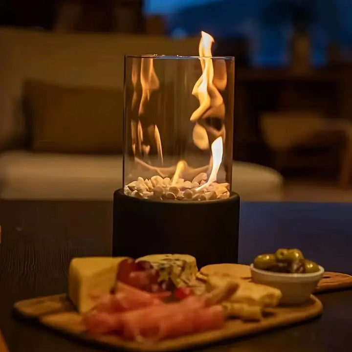 Kalsten | CosyFlame – Smoke-Free Table Fireplace with Real Flames & Scandinavian Design