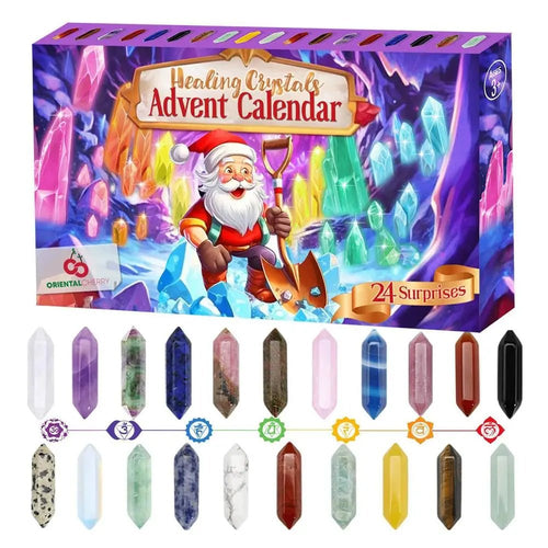 Crystal Advent Calendar 2025 (24 Natural Crystals)