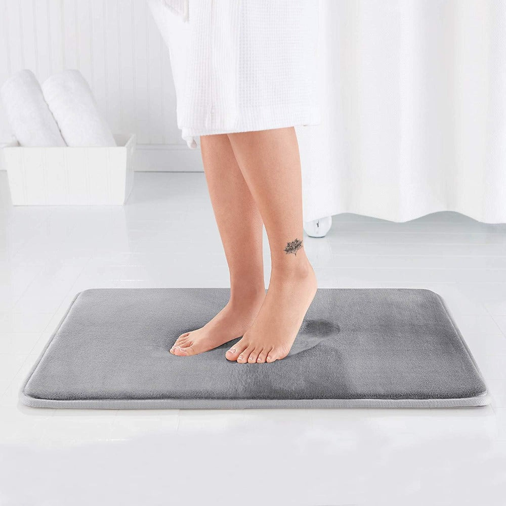 Plush Microfiber Non-Slip Bath Mat Noxord