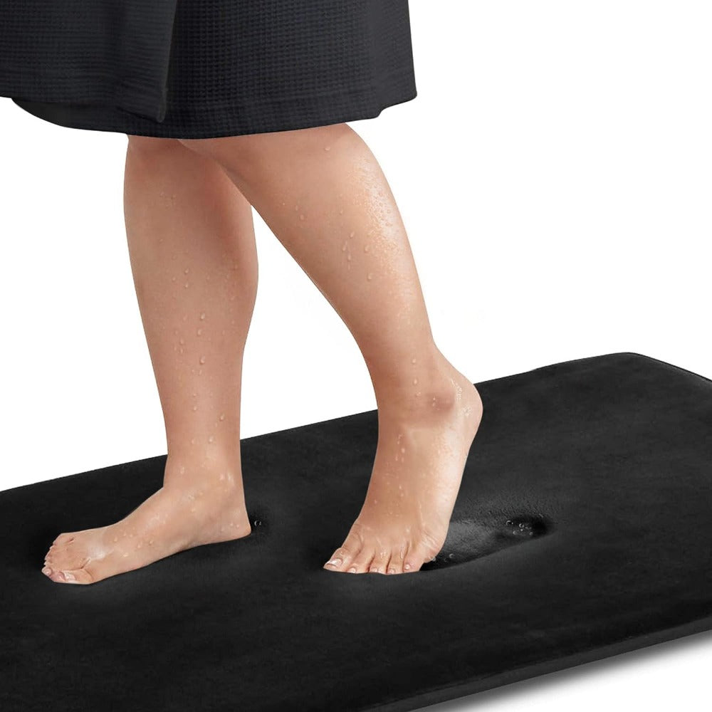 Plush Microfiber Non-Slip Bath Mat Noxord