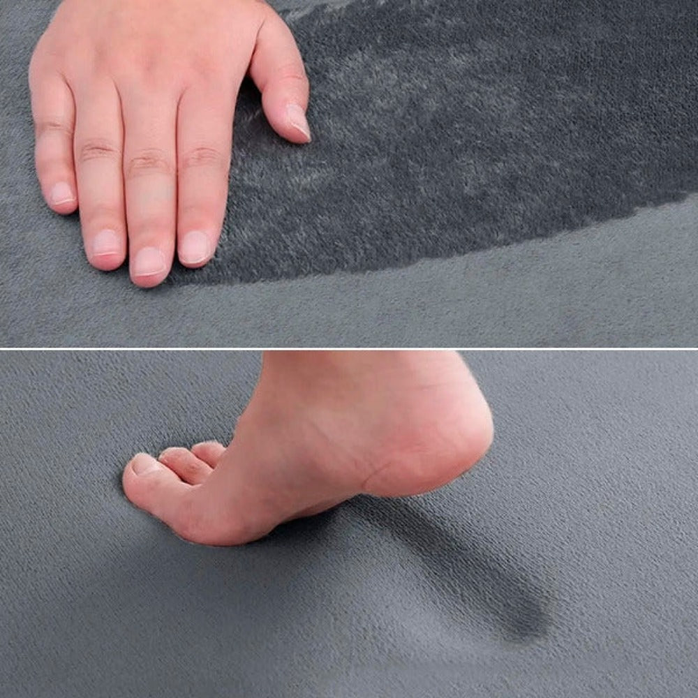 Plush Microfiber Non-Slip Bath Mat Noxord