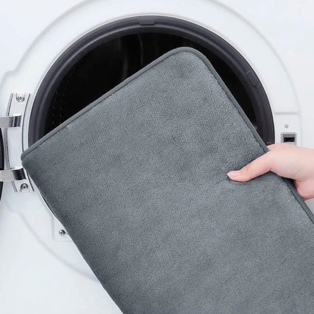 Plush Microfiber Non-Slip Bath Mat Noxord