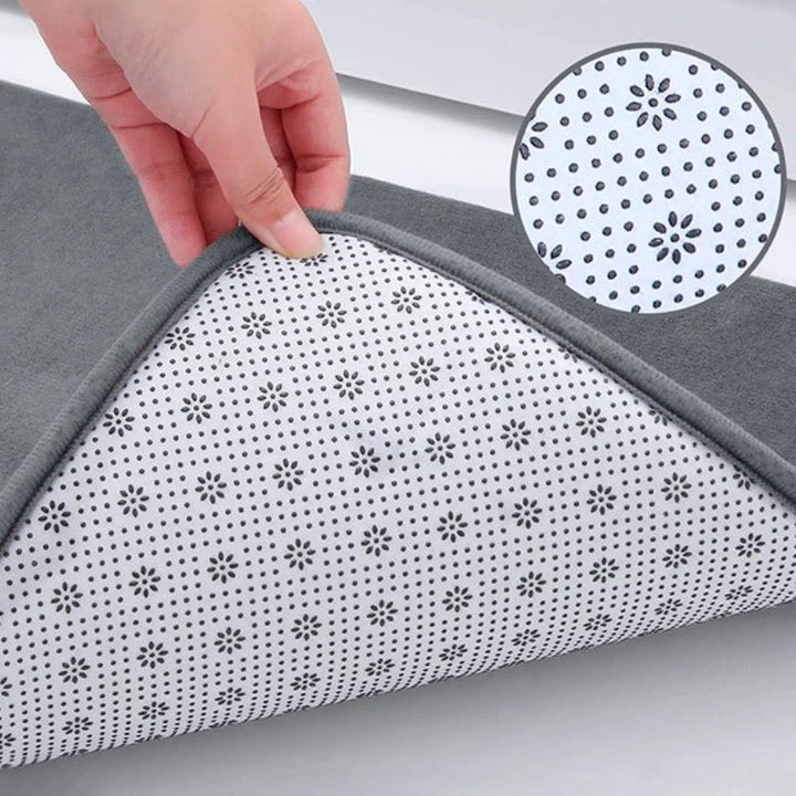 Plush Microfiber Non-Slip Bath Mat Noxord