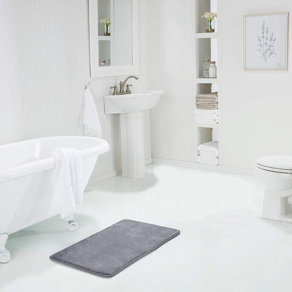 Plush Microfiber Non-Slip Bath Mat Noxord