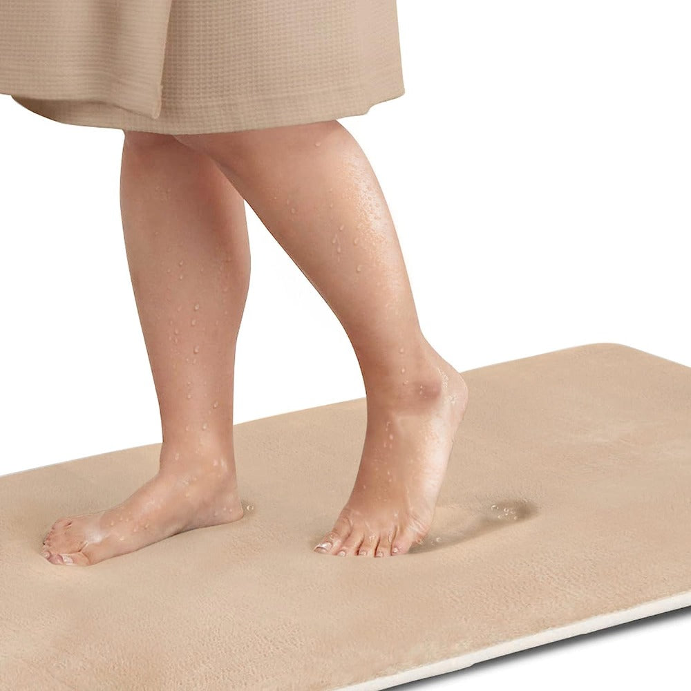 Plush Microfiber Non-Slip Bath Mat Noxord