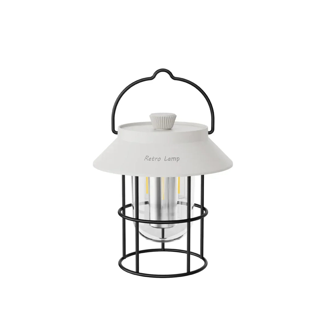 LED Camping Lantern in Retro Design – Portable Lamp for Indoor and Outdoor | Kalsten
