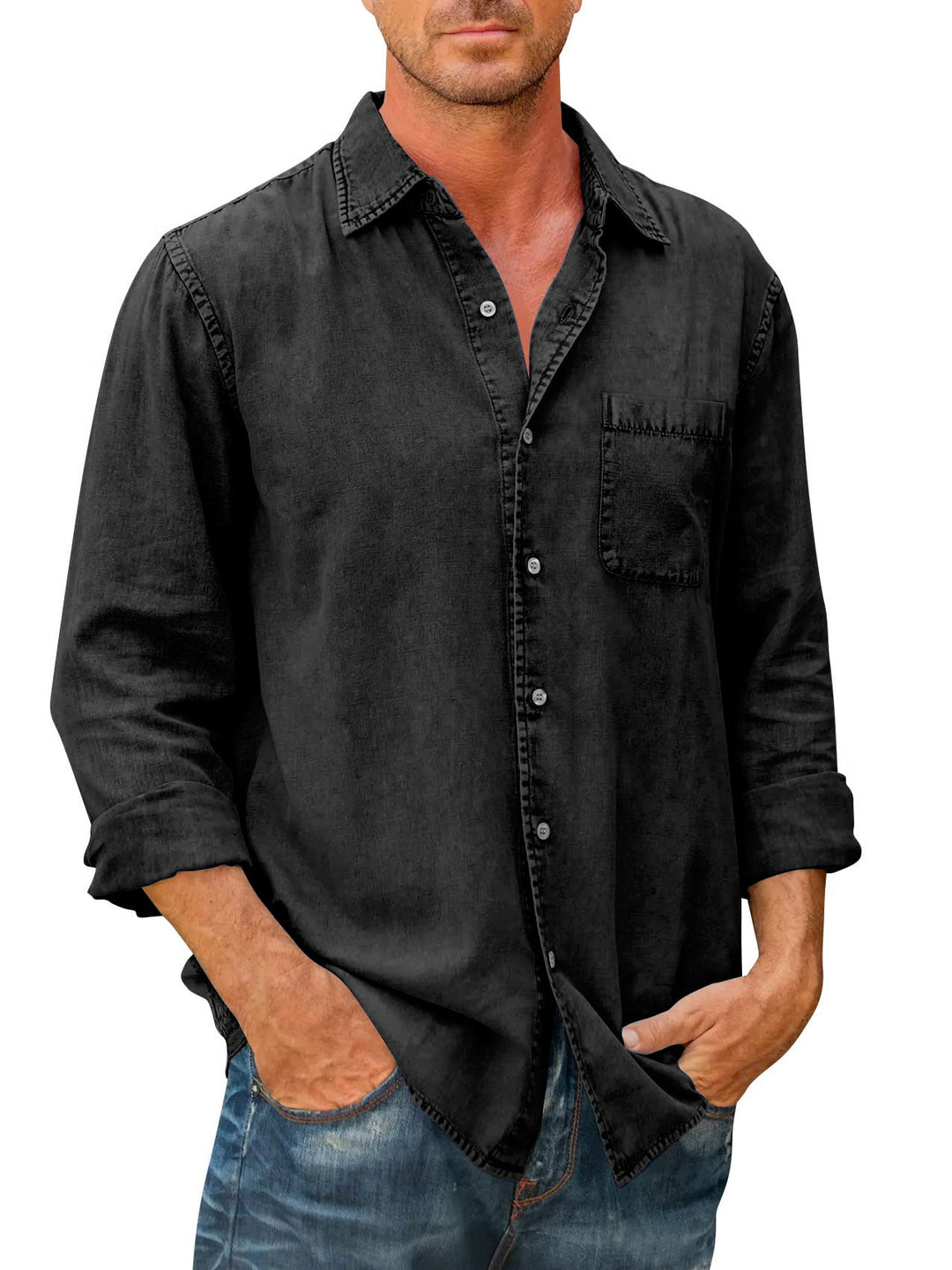 Kalsten | Long sleeve button shirt for men