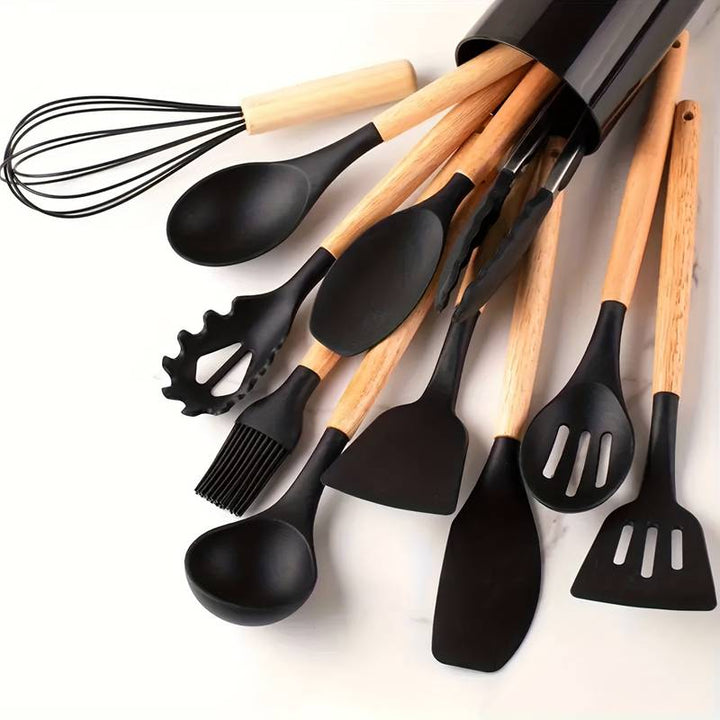 Kalsten | Silicone Kitchen Tools Set – Heat Resistant and Scratch Resistant