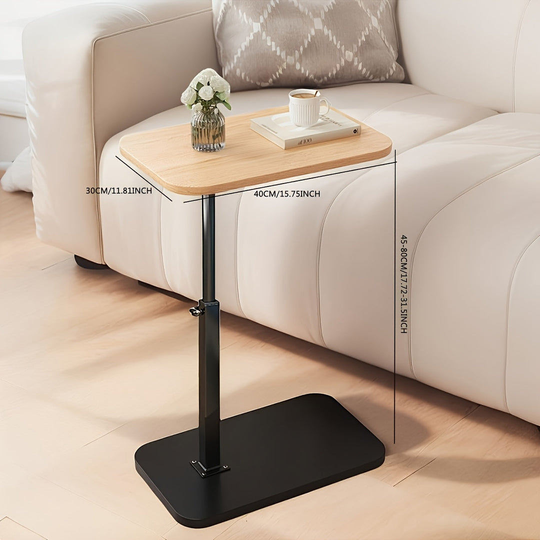 Adjustable Comfort Table – Wooden Side Table with Metal Frame | Kalsten