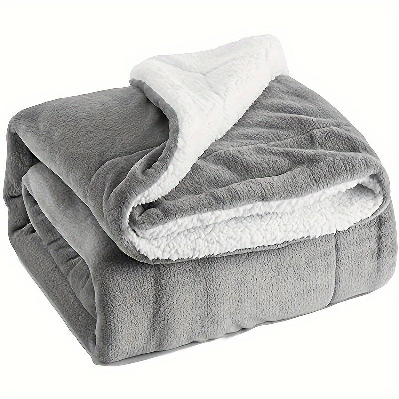 Chic Sherpa Fleece Blanket for Optimal Comfort Noxord