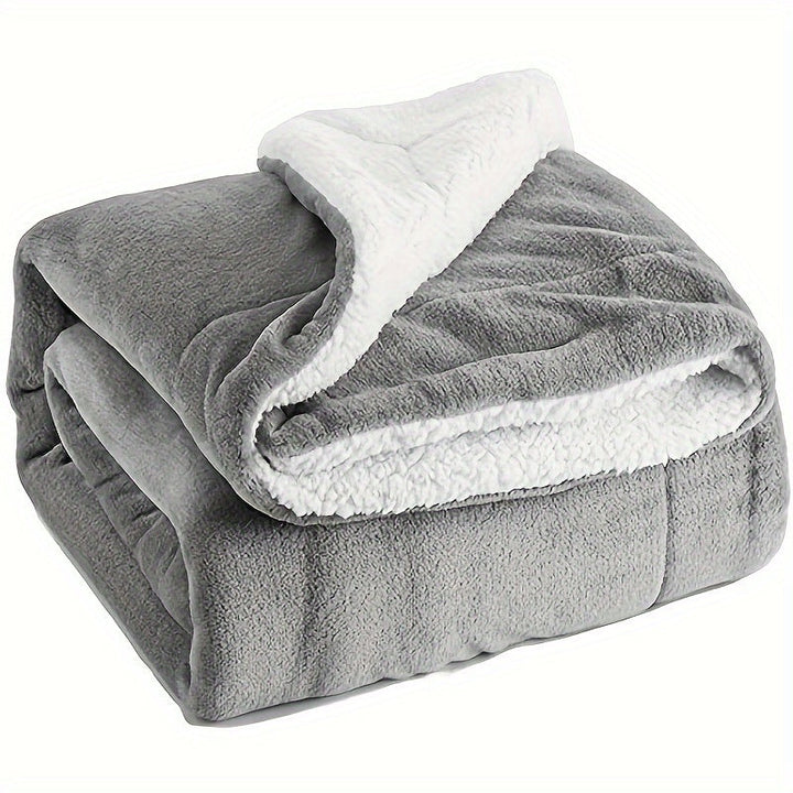 Chic Sherpa Fleece Blanket for Optimal Comfort Noxord