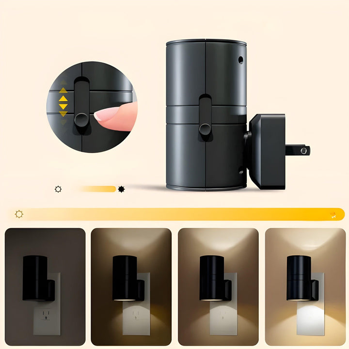SensorShine Light - Adjustable LED Plug In Intelligent Motion Sensor Night Light | Kalsten