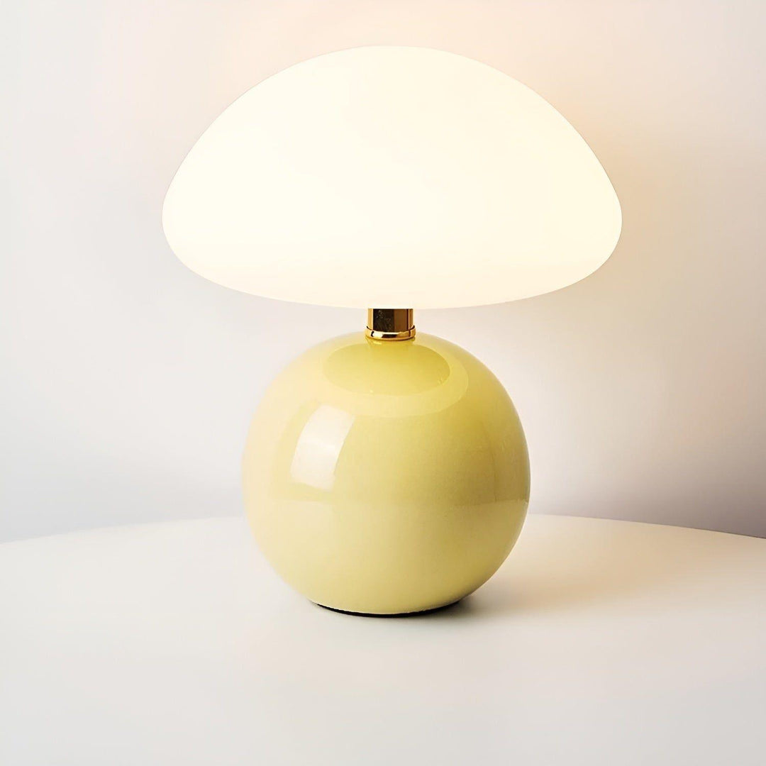 CreamyShine Lamp - Cozy Mushroom Bedside Lamp | Kalsten