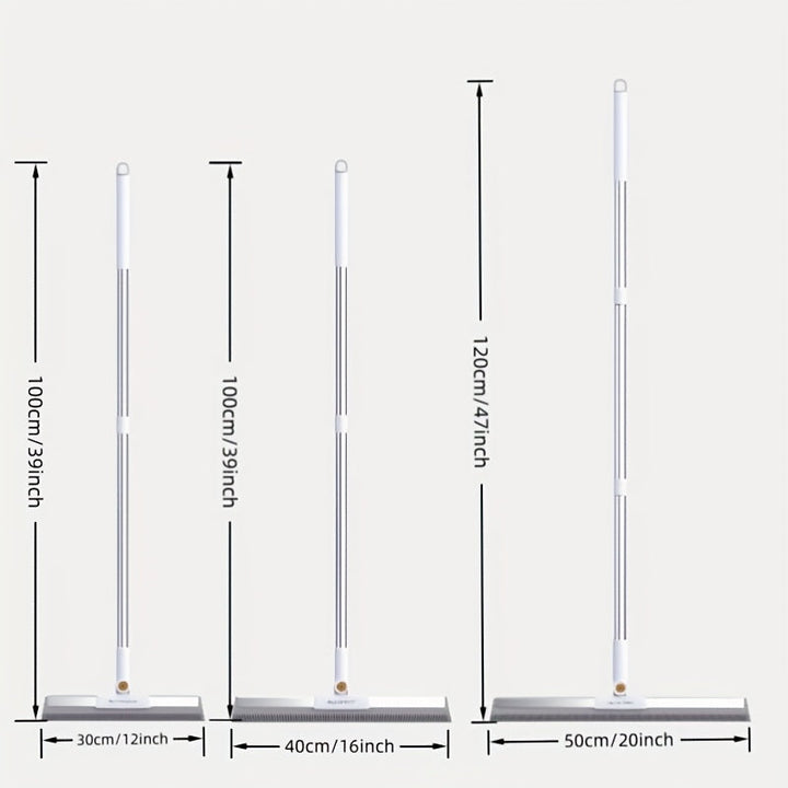 Floor wiper with rubber lip & TPE bristles | Kalsten