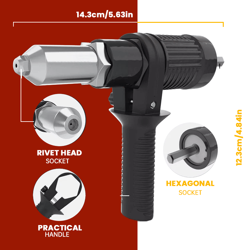 ProGrip — Turn your cordless screwdriver into a precise power machine for effortless riveting without exhaustion | Kalsten