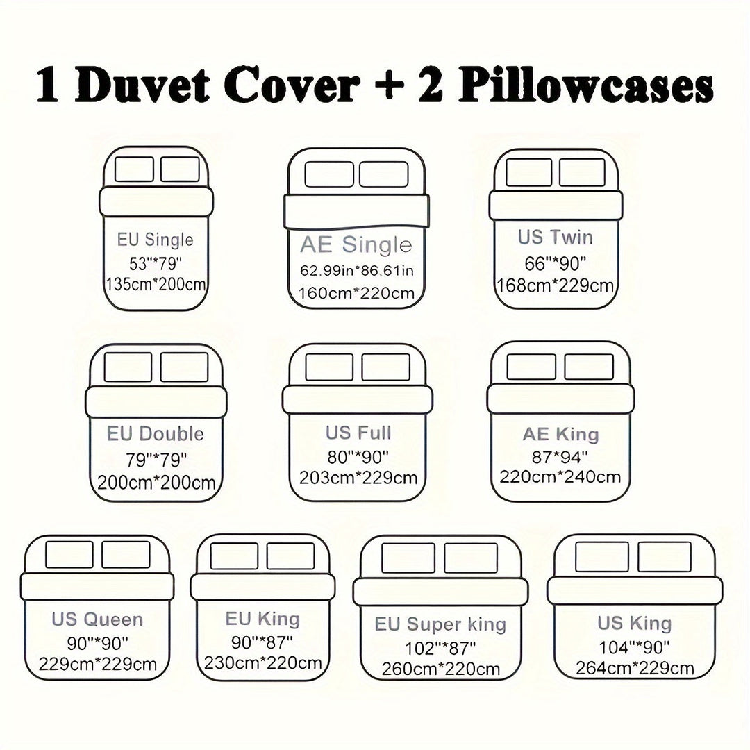Ultra Soft Plush Duvet Cover Set with Zipper - Luxury & Comfort Kalsten