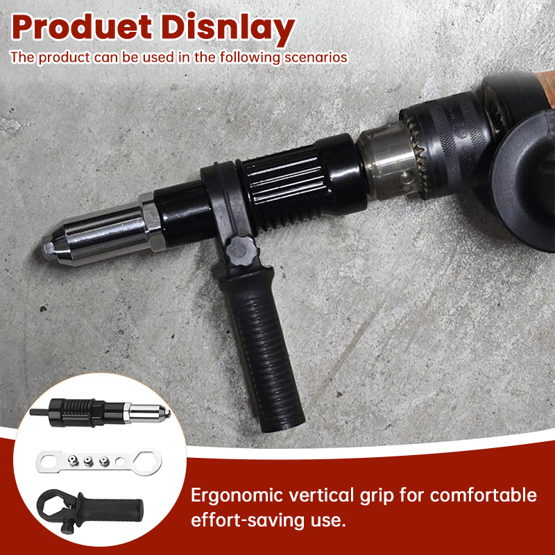 ProGrip — Turn your cordless screwdriver into a precise power machine for effortless riveting without exhaustion | Kalsten