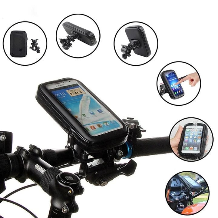 Kalsten | RideCharge Pro – Waterproof Phone Holder with USB and 15W Wireless Charging for Bicycle and E-Bike