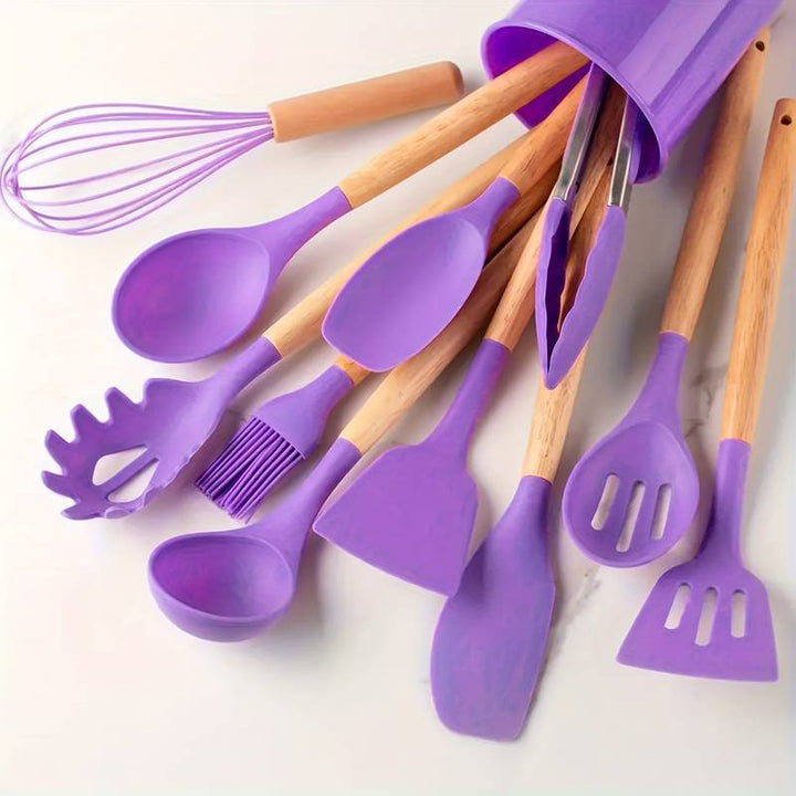 Kalsten | Silicone Kitchen Tools Set – Heat Resistant and Scratch Resistant