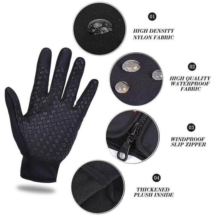 Kalsten | HeatGripX Windproof Thermal Slip Cold Weather Gloves