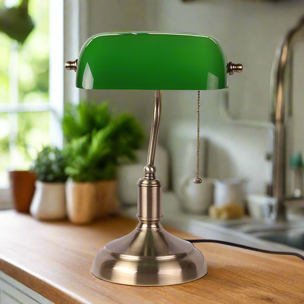 GlassOpulence - Stylish European Table Lamp | Kalsten