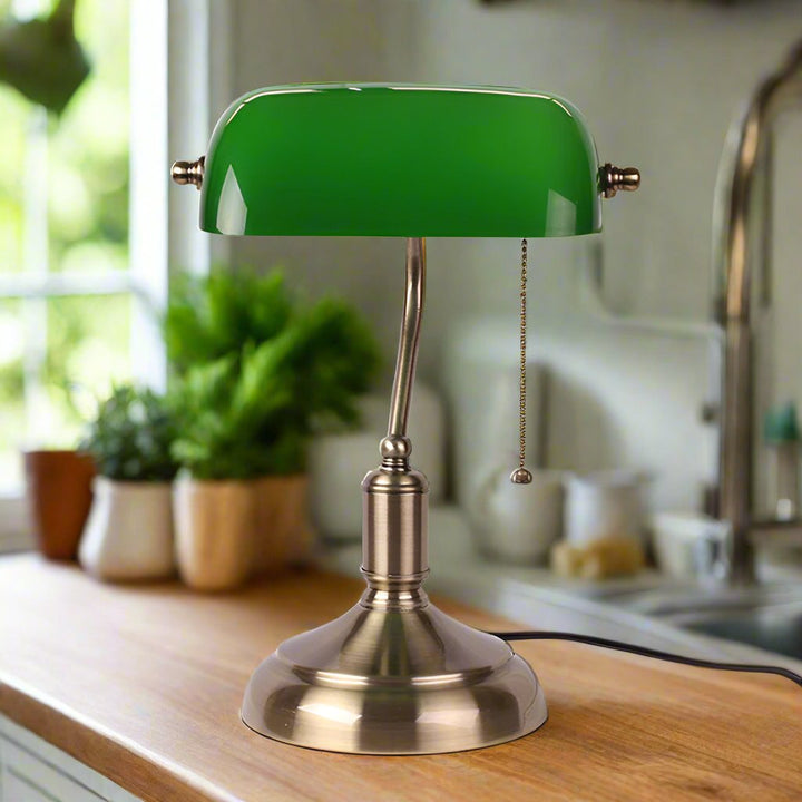 GlassOpulence - Stylish European Table Lamp | Kalsten