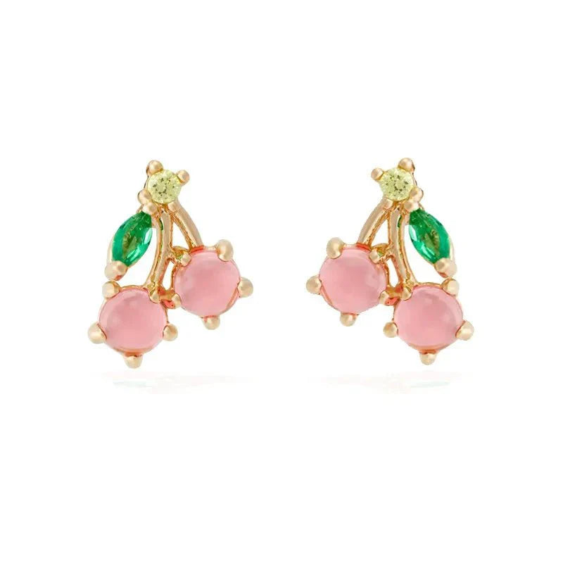 Kalsten | Dainty Fruit Hoop & Stud Earrings