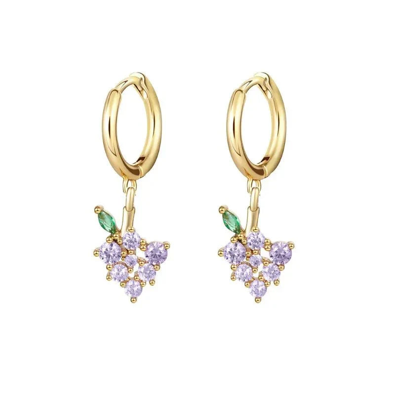 Kalsten | Dainty Fruit Hoop & Stud Earrings