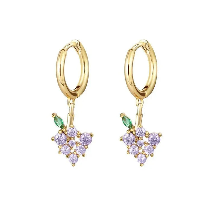 Kalsten | Dainty Fruit Hoop & Stud Earrings