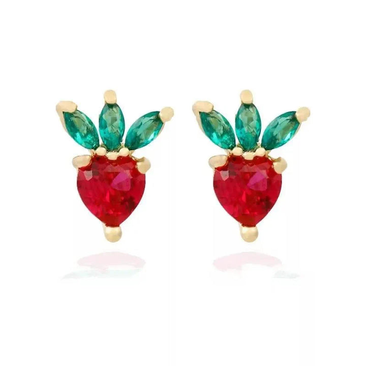 Kalsten | Dainty Fruit Hoop & Stud Earrings