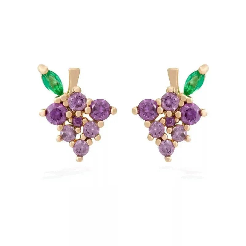 Kalsten | Dainty Fruit Hoop & Stud Earrings