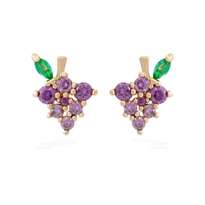 Kalsten | Dainty Fruit Hoop & Stud Earrings
