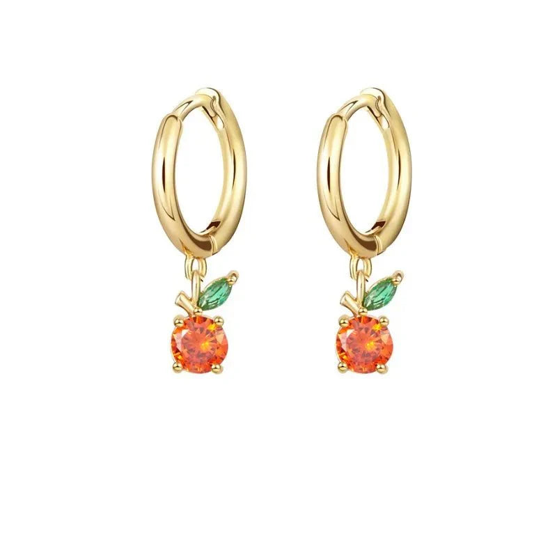 Kalsten | Dainty Fruit Hoop & Stud Earrings