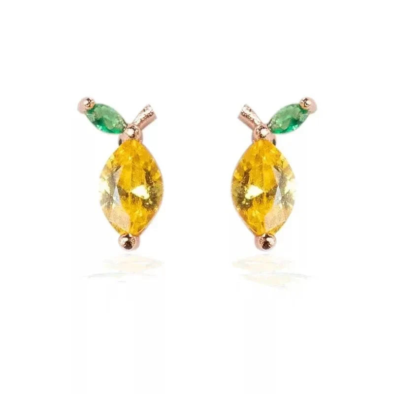 Kalsten | Dainty Fruit Hoop & Stud Earrings