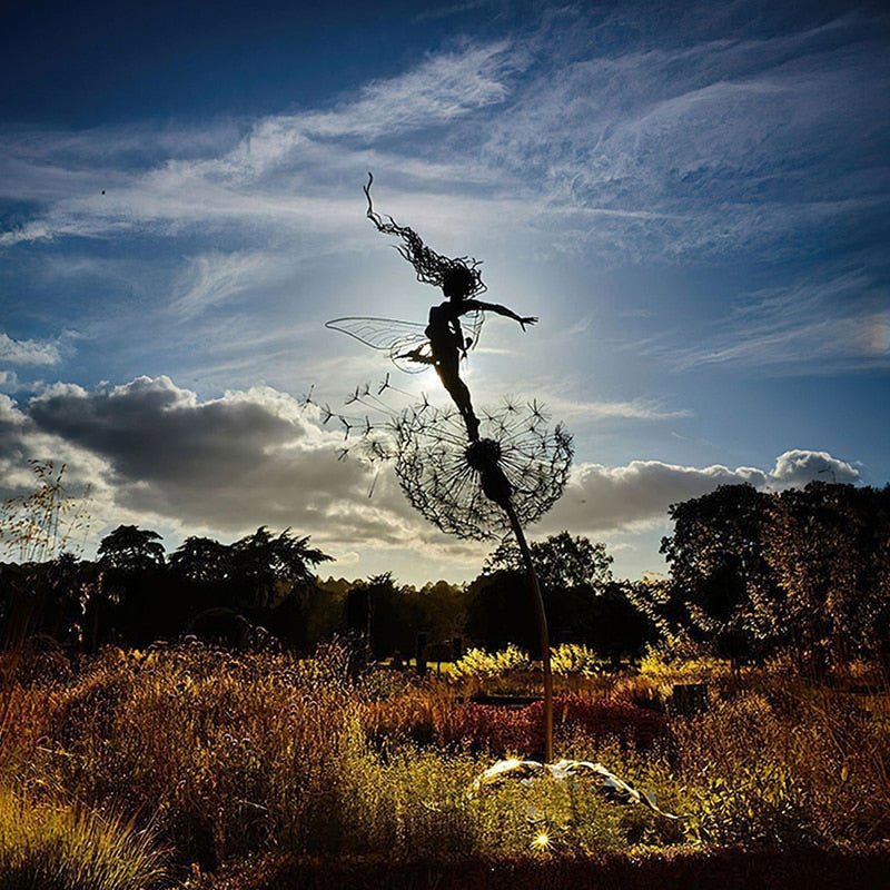 Noxord | Dancing Fairy Statue Steel - FairyDancer™