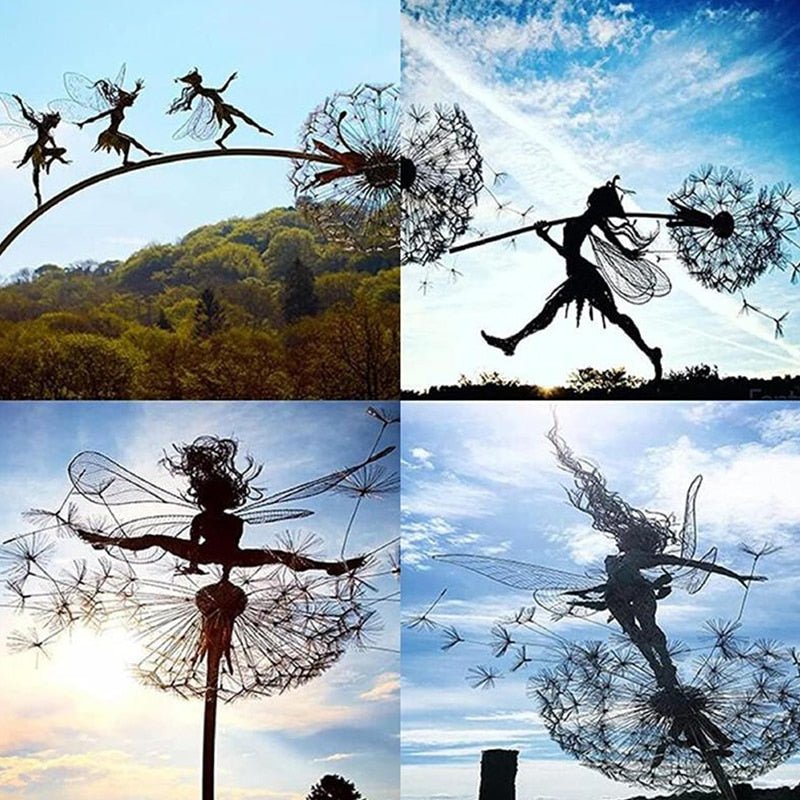 Noxord | Dancing Fairy Statue Steel - FairyDancer™